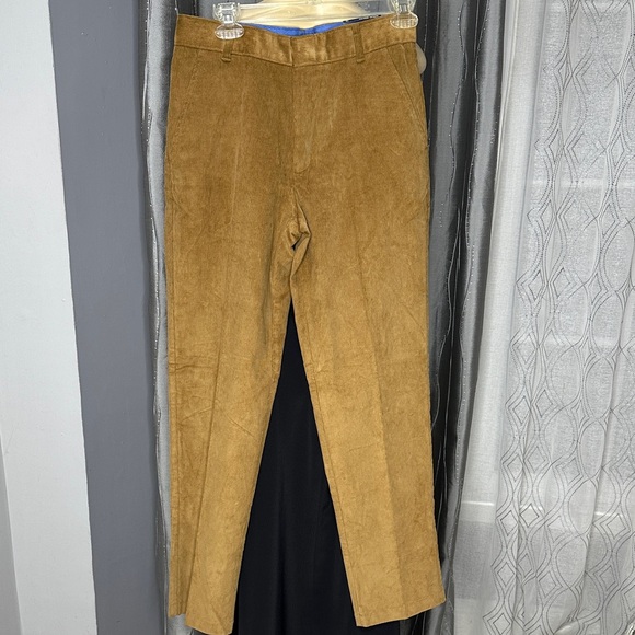 Izod Kids Brown Corduroy Pants Sz 16 - Picture 1 of 7